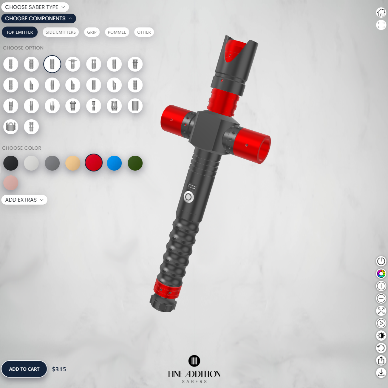 Custom Saber Builder Fine Addition Sabers